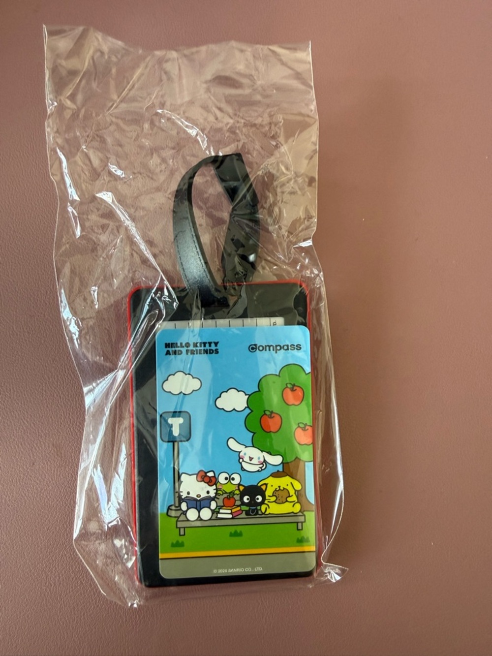 Hello Kitty and Friends Luggage Tag + Compass Card